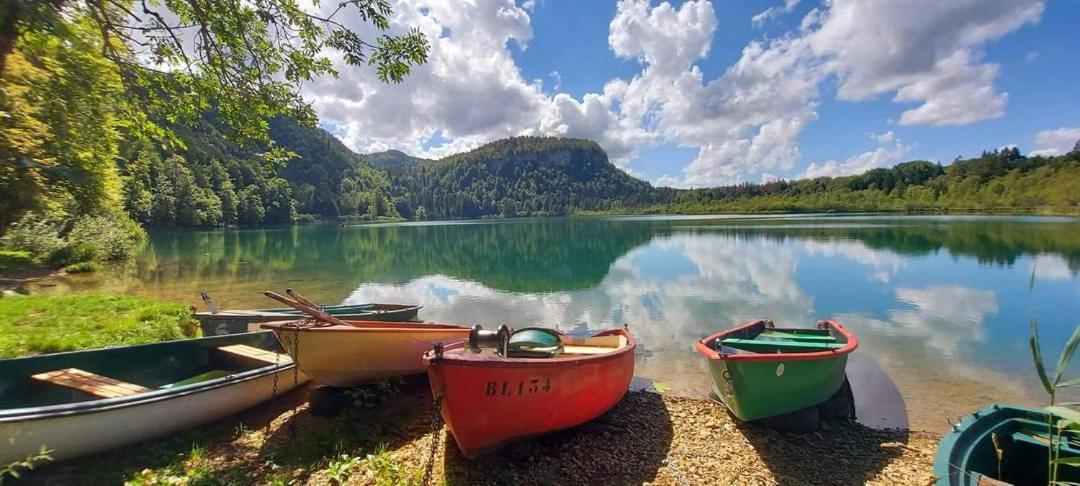 Le Jura En Toutes Saisons Piscine, Spa, Location Vtt, Balades 2Cv, Climatisation Bonlieu Exterior foto